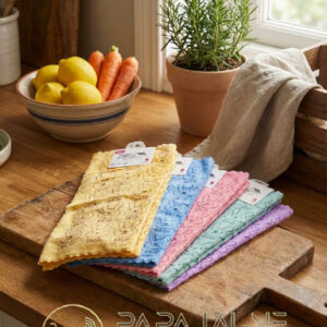 colored kitchen towel