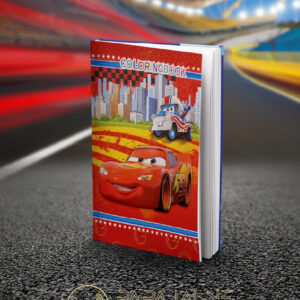 coloring book with stickers boys