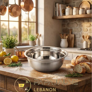 bowl stainless steel 24 x8 cm